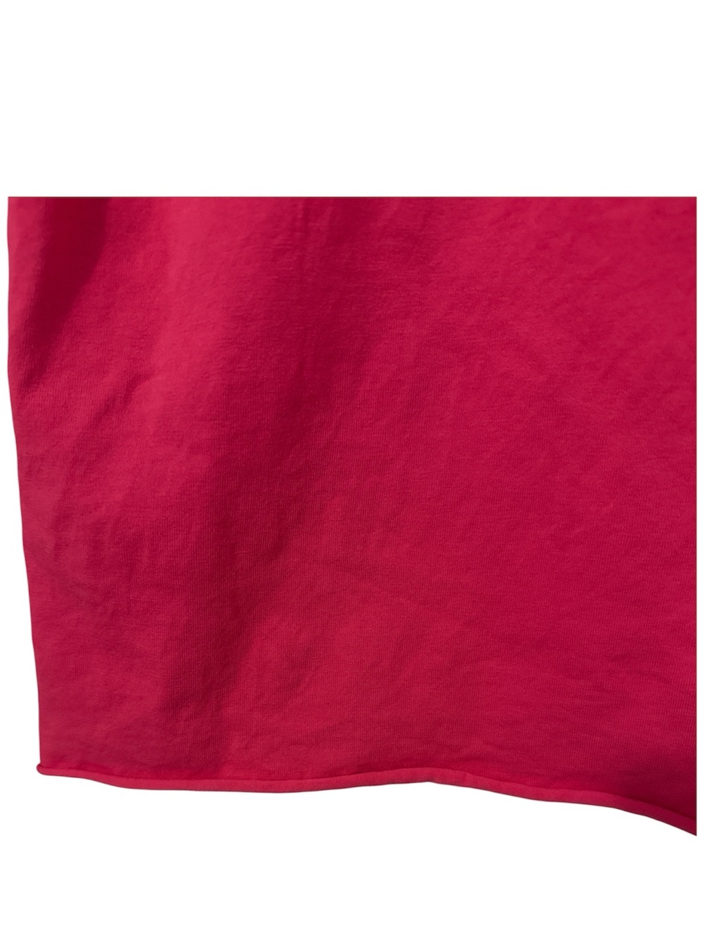 Women’s Raspberry Short-Sleeve Crop Tee - Picture 4 of 4